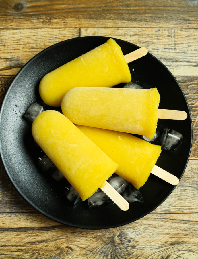 Pineapple Mango Popsicles